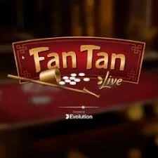 Fan Tan slot logo by Evolution at Ivibet